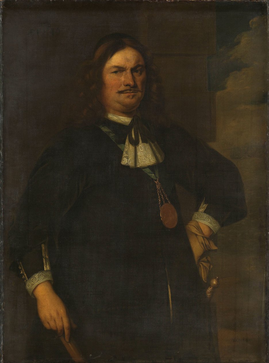 أدريان بانكرت (1620-1684) نائب أميرال زيلاند بواسطة هندريك بيركمان