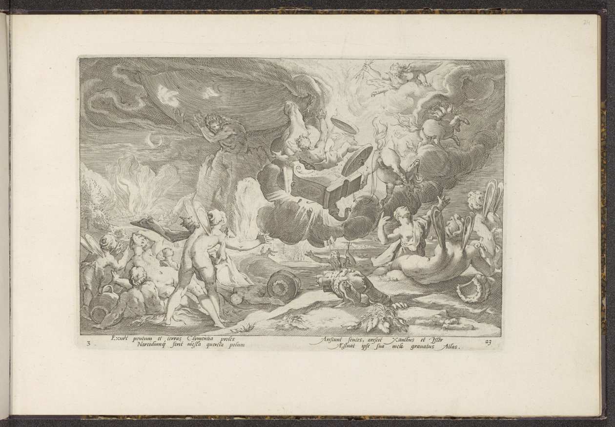 فال فان فايثون تحولات أوفيد (عنوان المسلسل) The Herescheppingen van P. Ovidius Naso (عنوان السلسلة) بواسطة هندريك جولتزيوس (ورشة عمل)