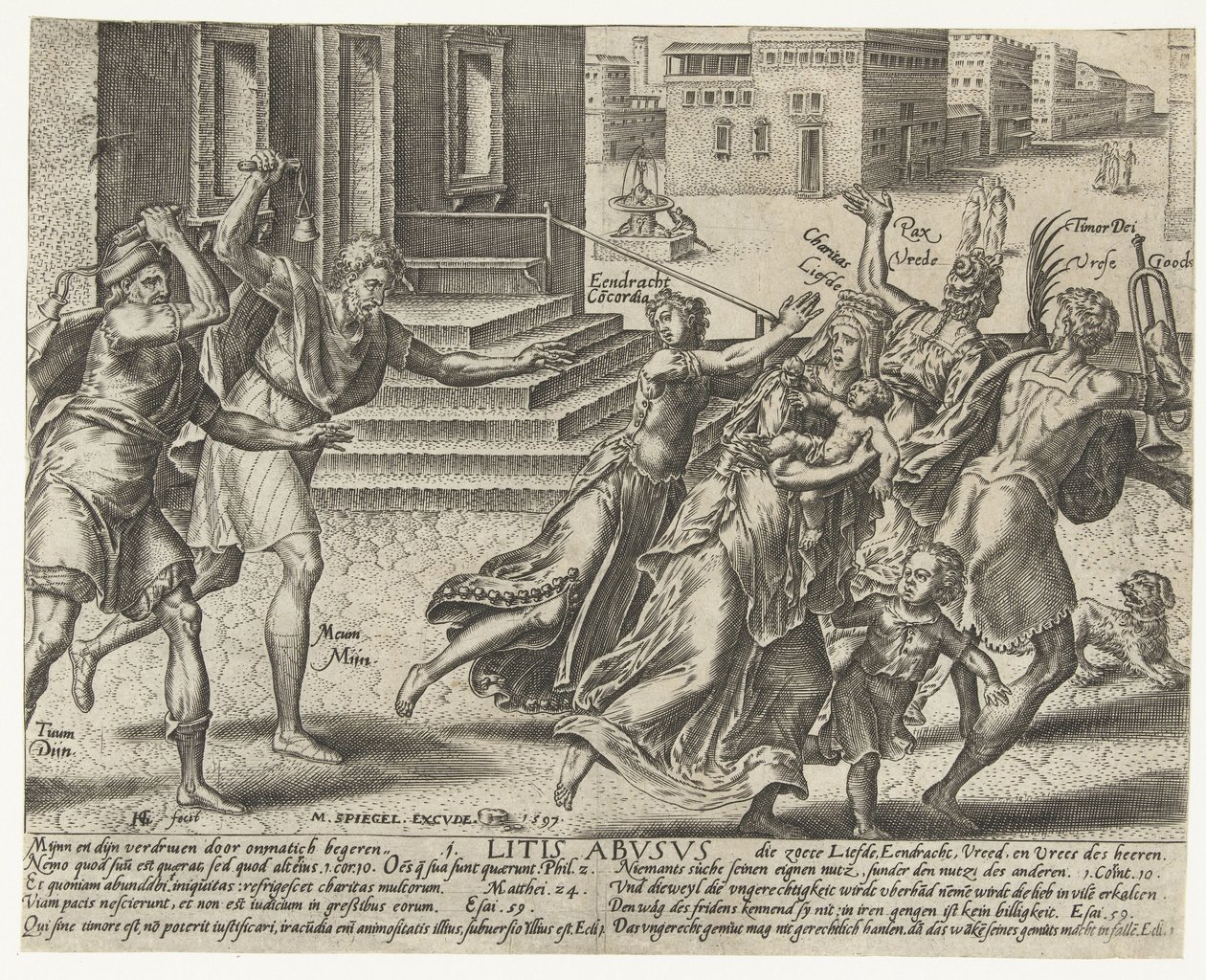 لي وأنت تبتعدان عن الوفاق والحب والسلام وخوف الله Litis Abusus (العنوان على الكائن) Abuse of Litigation (عنوان السلسلة) بواسطة هندريك جولتزيوس