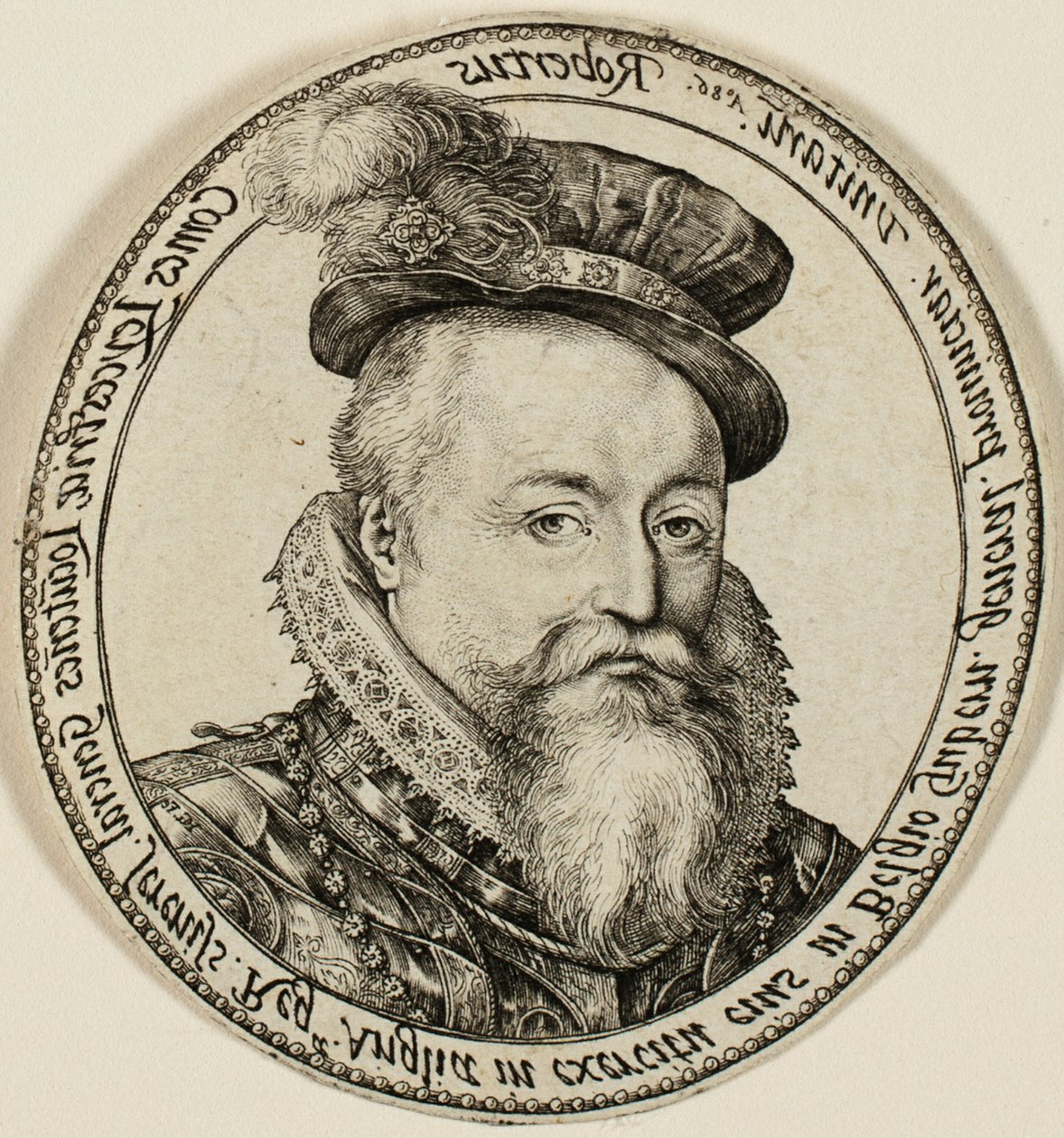 روبرت دادلي ، إيرل ليستر (1532-1588) ، الإنجليزي نوبلمان ، الحاكم العام للمقاطعات المتحدة في 1585-87 بواسطة هندريك جولتزيوس
