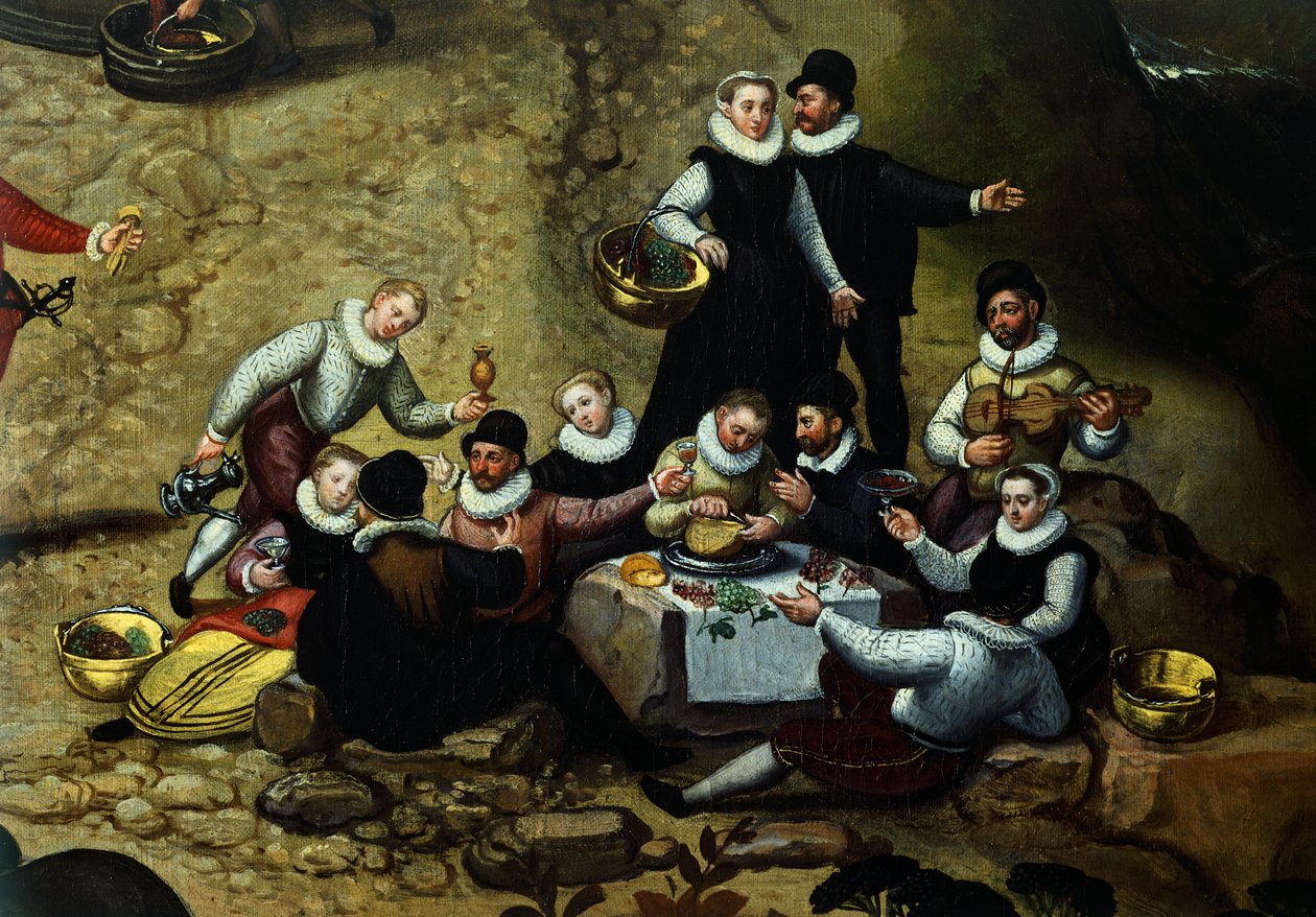 معرض ريفي ، رسمه لوكاس فان فالكنبورش ، حوالي (1530-1597) بواسطة هندريك فان دن (1530-97) Broeck
