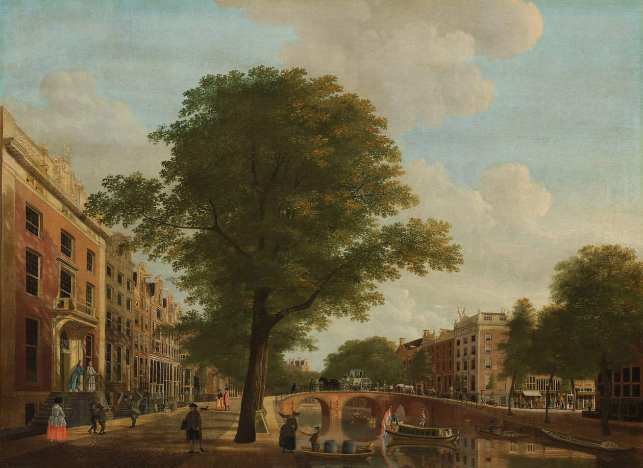 منظر من Herengracht بالقرب من Leidsestraat ، أمستردام بواسطة هندريك كيون