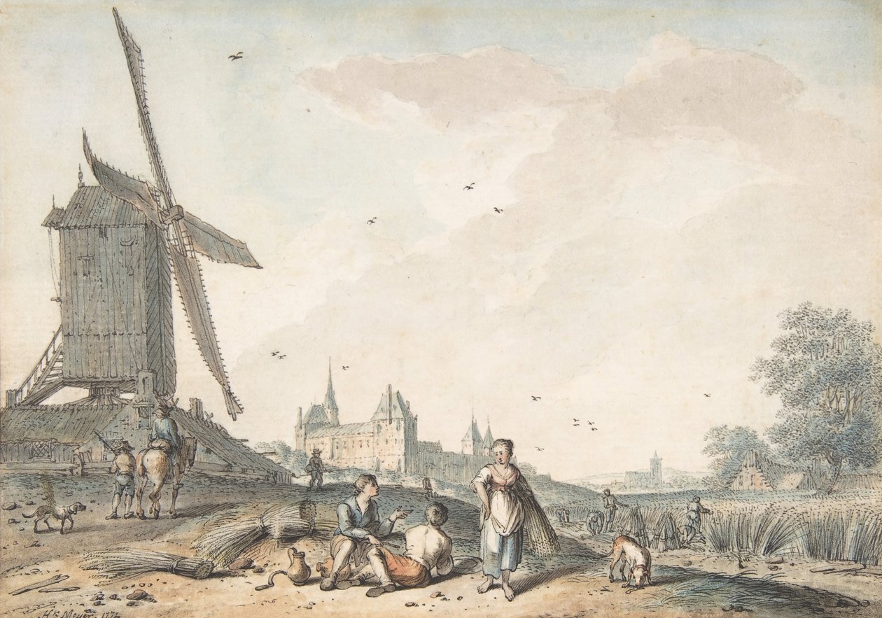 أغسطس 1772. بواسطة هندريك ميجر