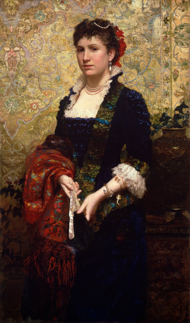 الأميرة ماري لوبوميرسكا ، 1881 بواسطة هنريك سيميردزكي