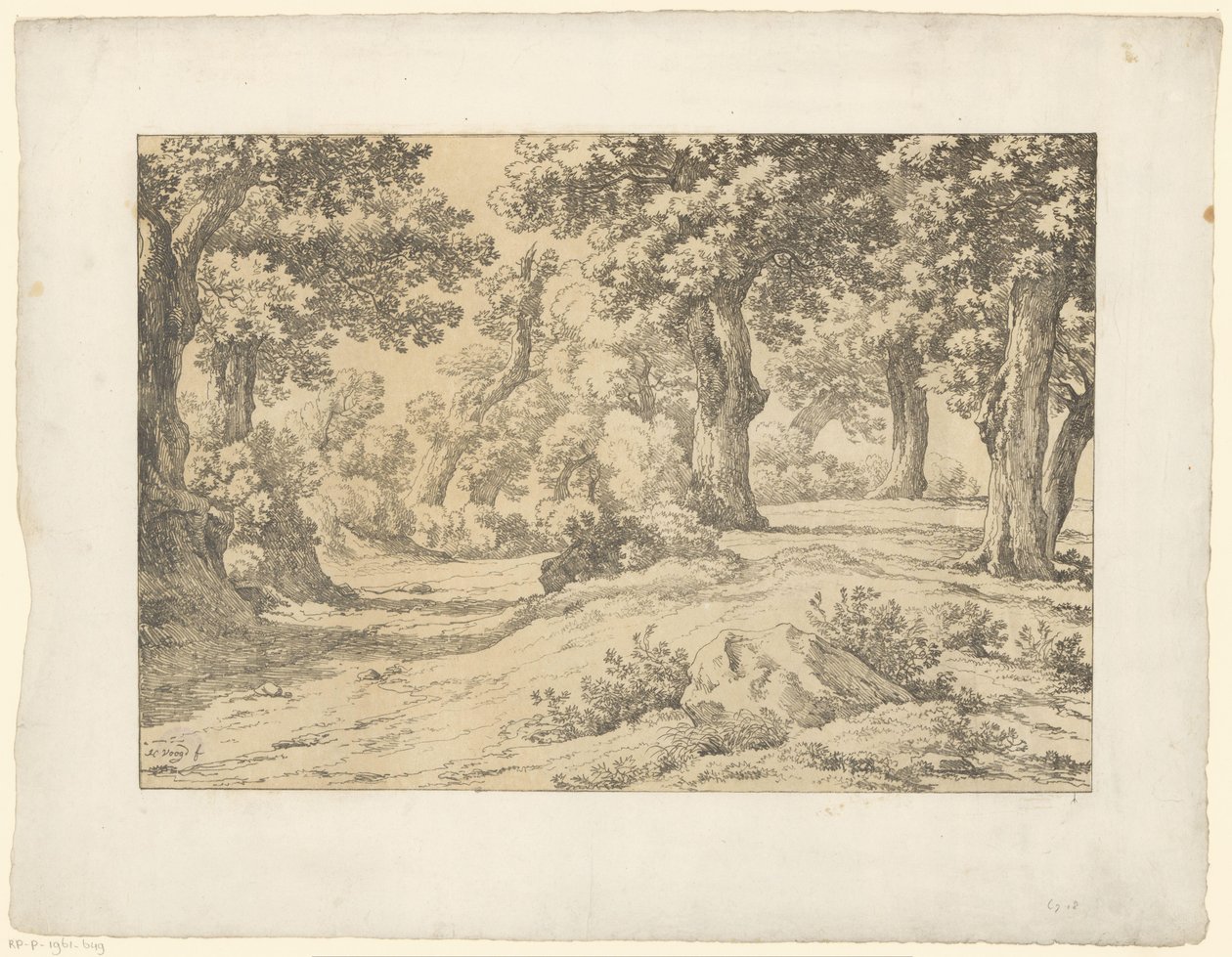 عرض الغابات Tentamina Lithographica (عنوان السلسلة) المناظر الطبيعية الإيطالية (عنوان المسلسل) بواسطة هنريك فوغد