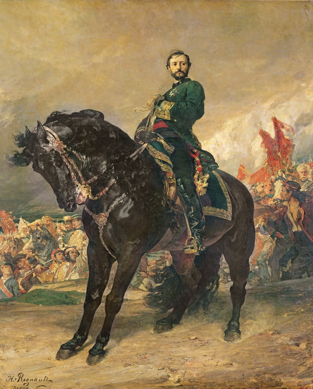 خوان بريم براتس (1814-70) 8 أكتوبر 1868 ، 1869 بواسطة هنري الكسندر جورج ريجنو