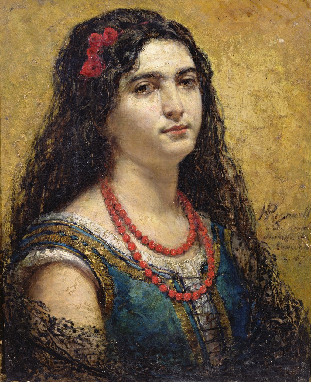 المرأة الإسبانية 1870 بواسطة هنري الكسندر جورج ريجنو