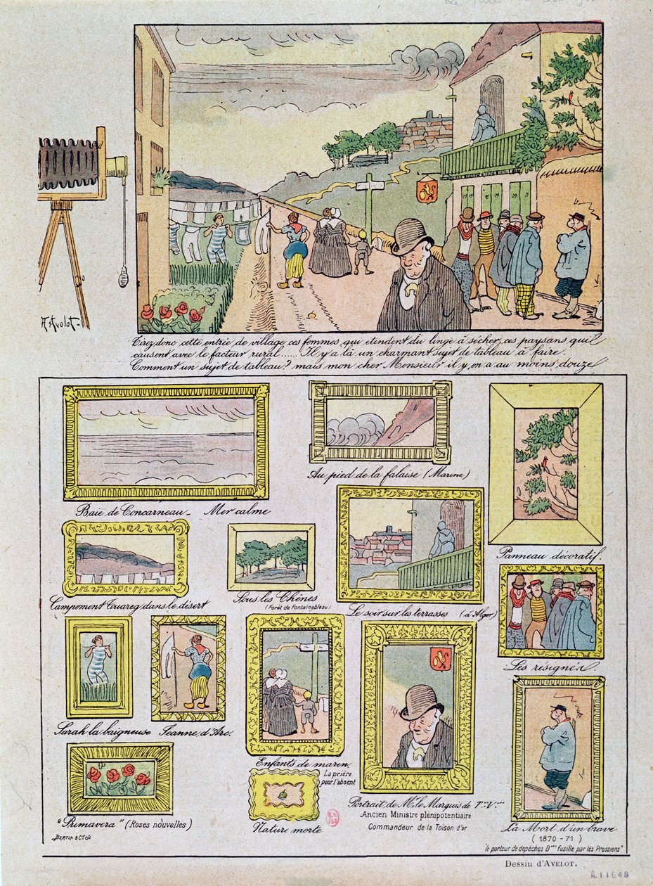 شرح الاستخدامات العديدة للصورة في التكوين ، ج .1910 بواسطة هنري أفلوت