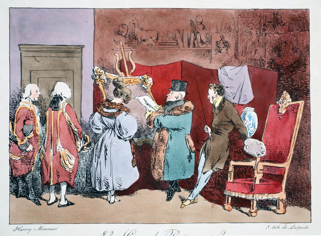 شخصية عظيمة ، c.1828 (ليثو ملون) بواسطة هنري بونافنتشر منير
