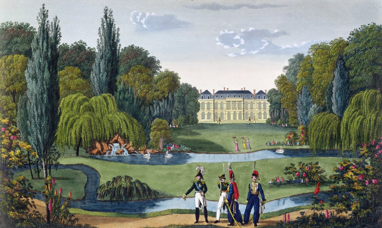 الاليزيه بوربون ، 1815-20 (نقش الألوان) بواسطة Henri Courvoisier-Voisin