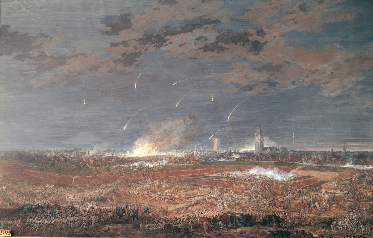 الهجوم على بيرغ أوب زوم ، 4 صباحًا 16 سبتمبر 1746 ، 1786 بواسطة Henri Desire van Blarenberghe