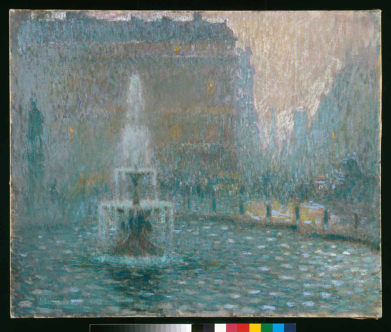 ساحة الطرف الأغر ، c.1908 (باستيل) بواسطة هنري يوجين أوغسطين لو سيدانر