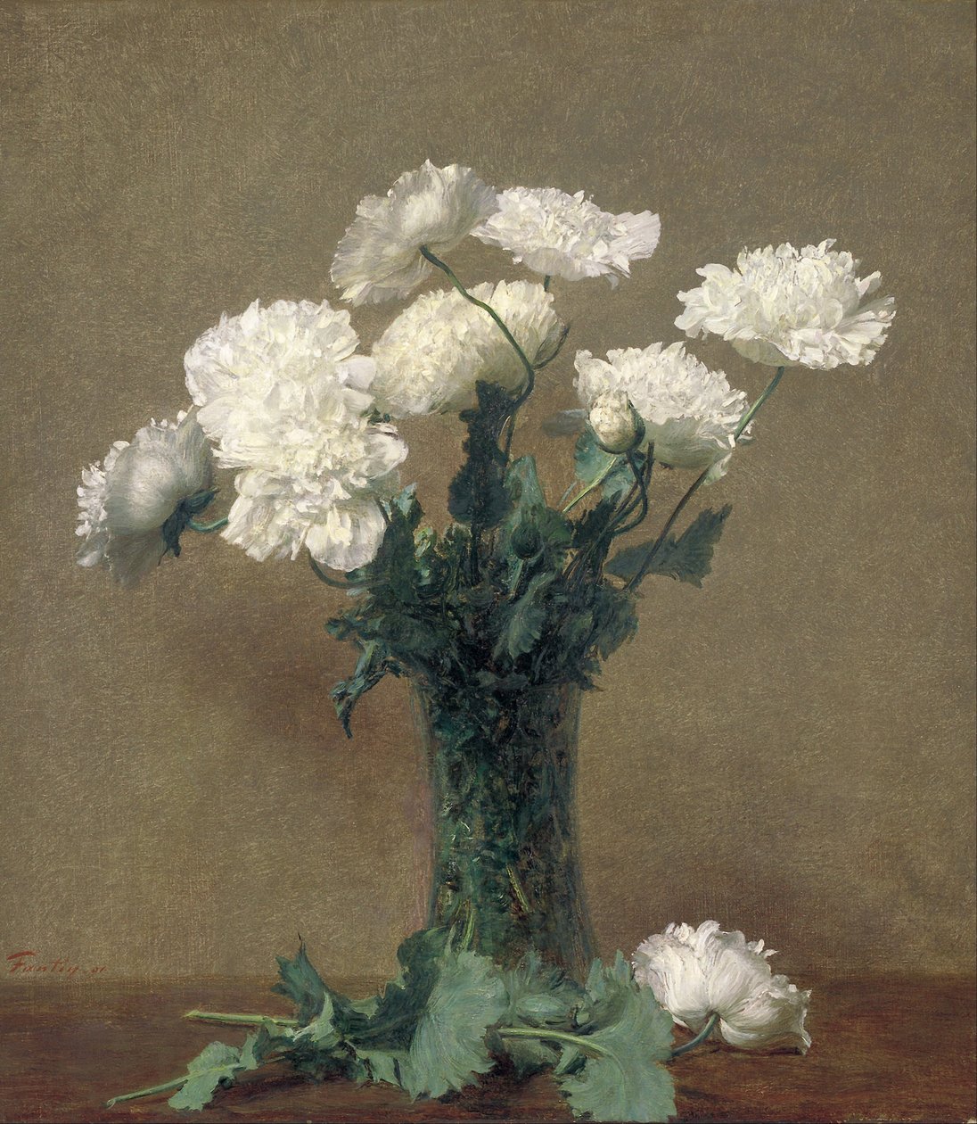 الخشخاش بواسطة Ignace Henri Jean Fantin Latour