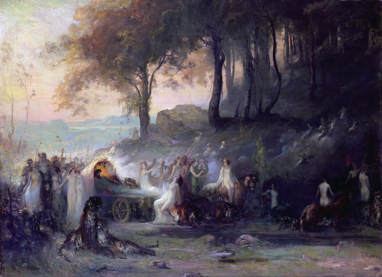 موكب وثني ، 1896 بواسطة هنري فوريو