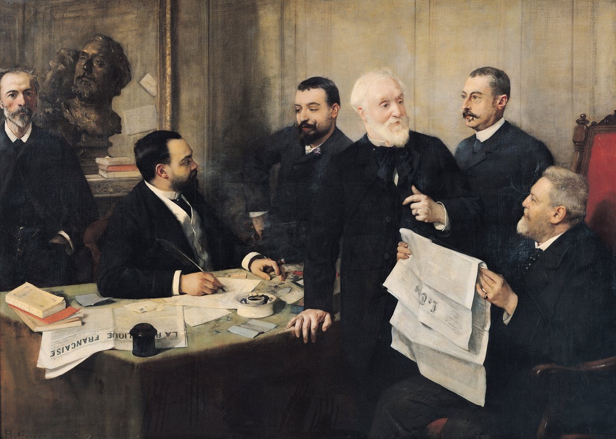 مجلس إدارة "La Republique Française" ، 1890 بواسطة هنري جيرفيكس