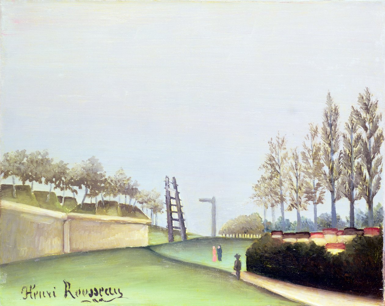 منظر من Porte de Vanves ، باريس ، 1909 بواسطة هنري روسو