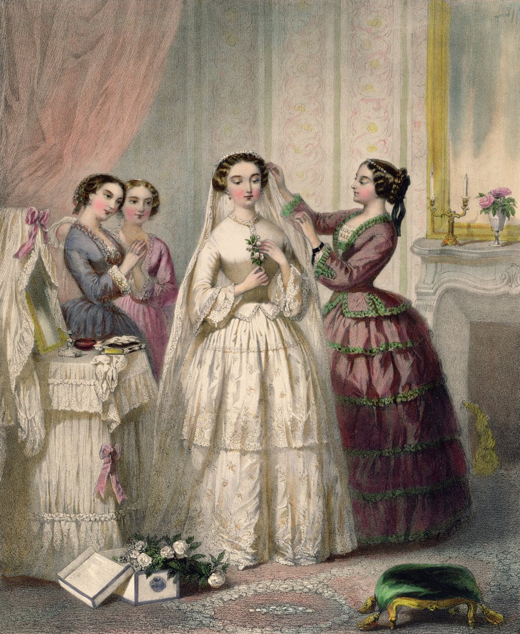 العروس ، محفورة من قبل J Battannier ، 1852-53 بواسطة هنري لافون