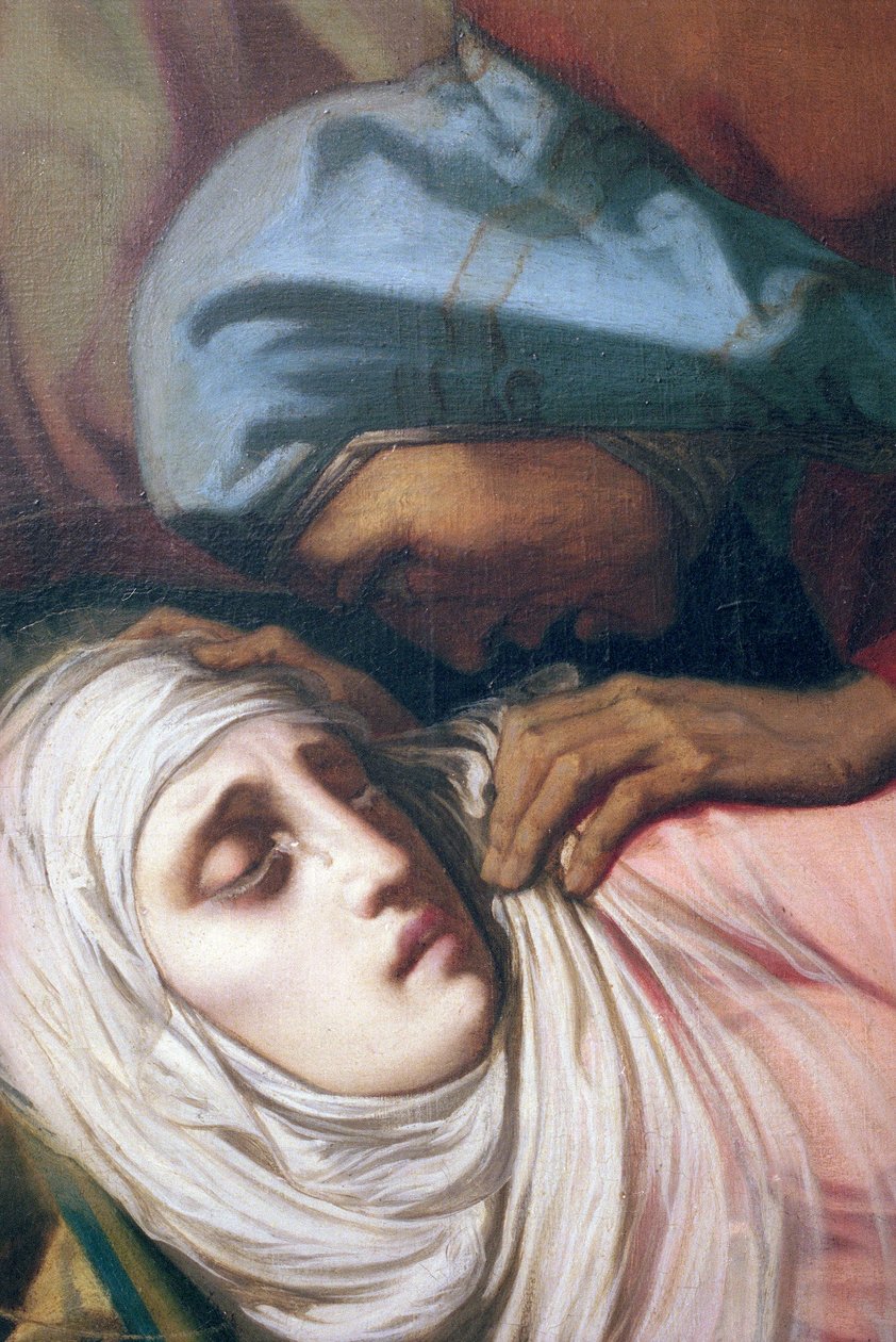 مريم العذراء عند سفح الصليب ، 1847 (التفاصيل) (انظر أيضًا 252682 و 248129) بواسطة هنري ليمان