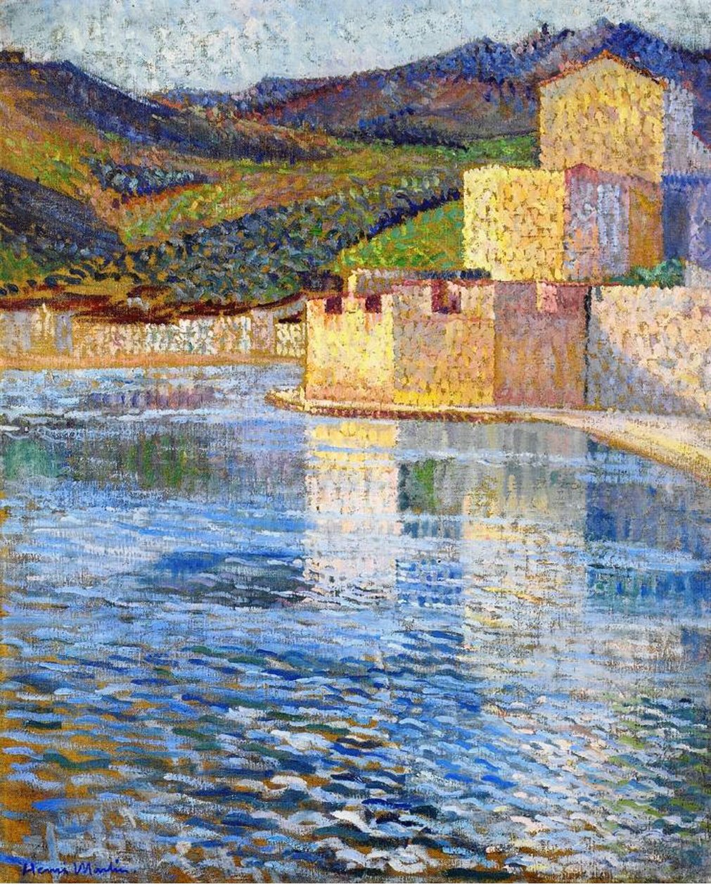 أسوار Collioure ، حوالي 1915 بواسطة هنري مارتن