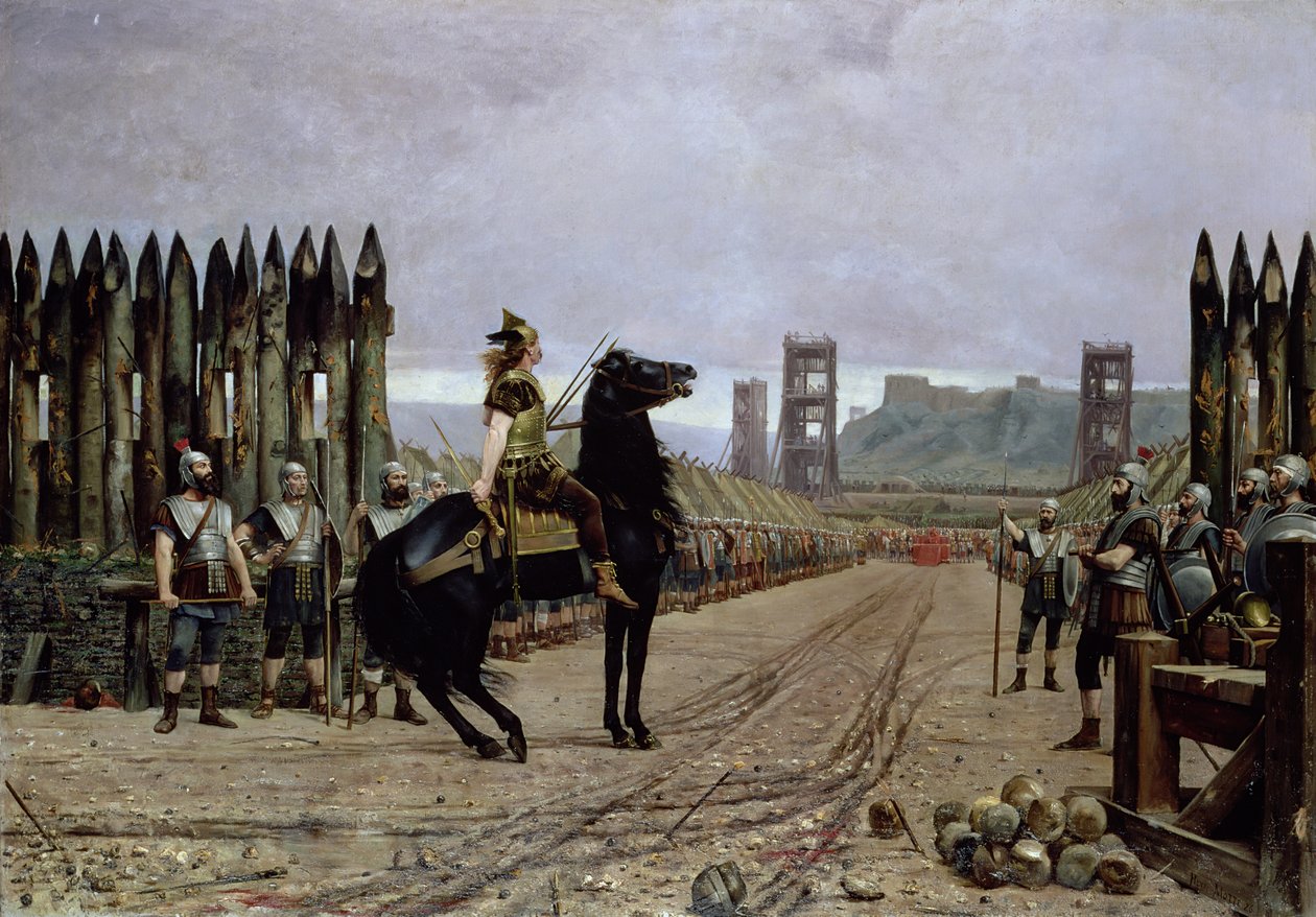 Vercingetorix (72-46 قبل الميلاد) قبل قيصر ، 52 قبل الميلاد ، 1886 بواسطة هنري بول موت