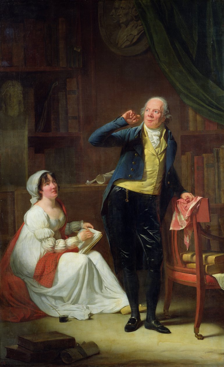 جاك دليلي (1738-1813) وزوجته ، 1802 بواسطة هنري بيير دانلو