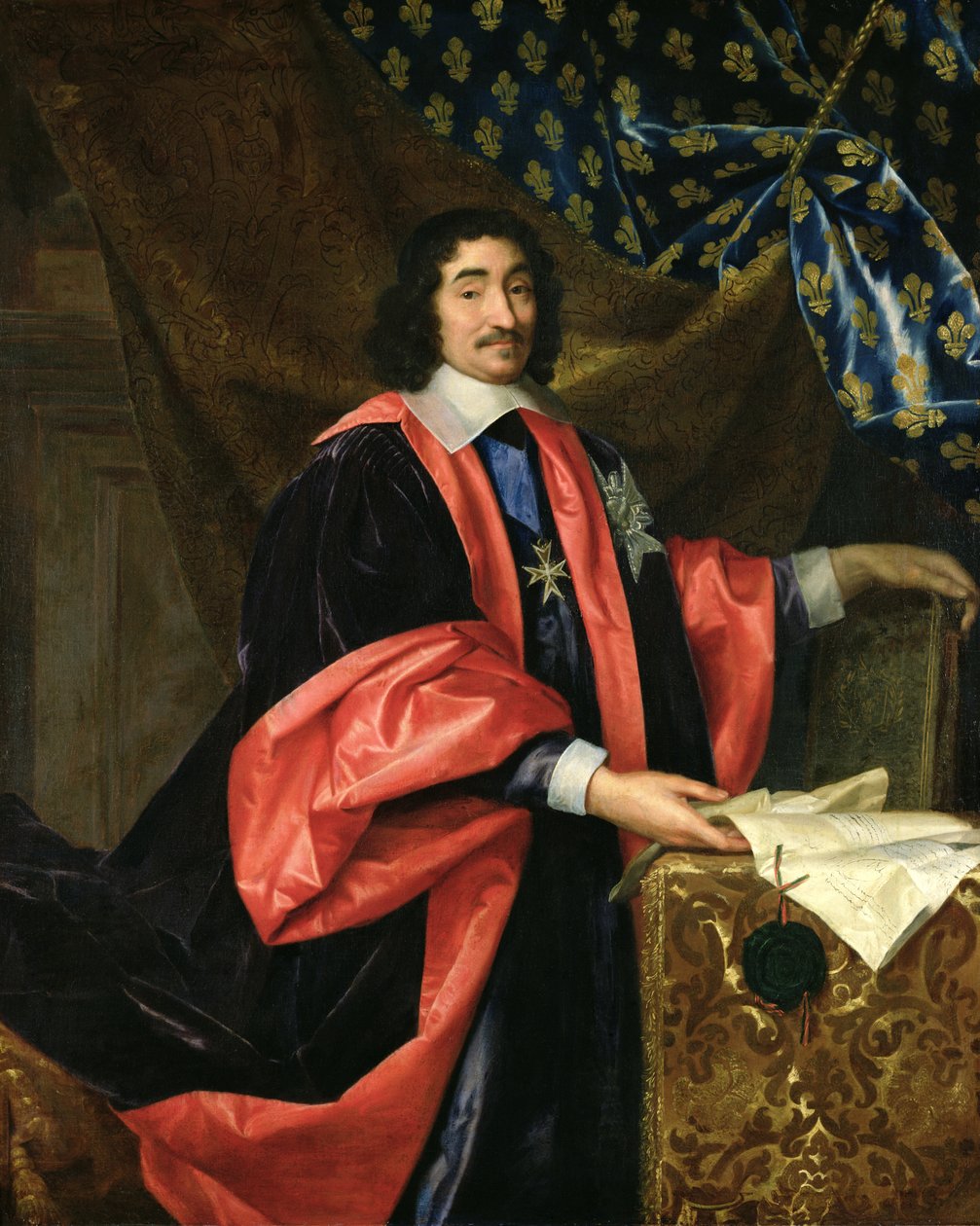 بيير سيجييه (1588-1672) مستشار فرنسا ، c.1668 بواسطة هنري تستلين