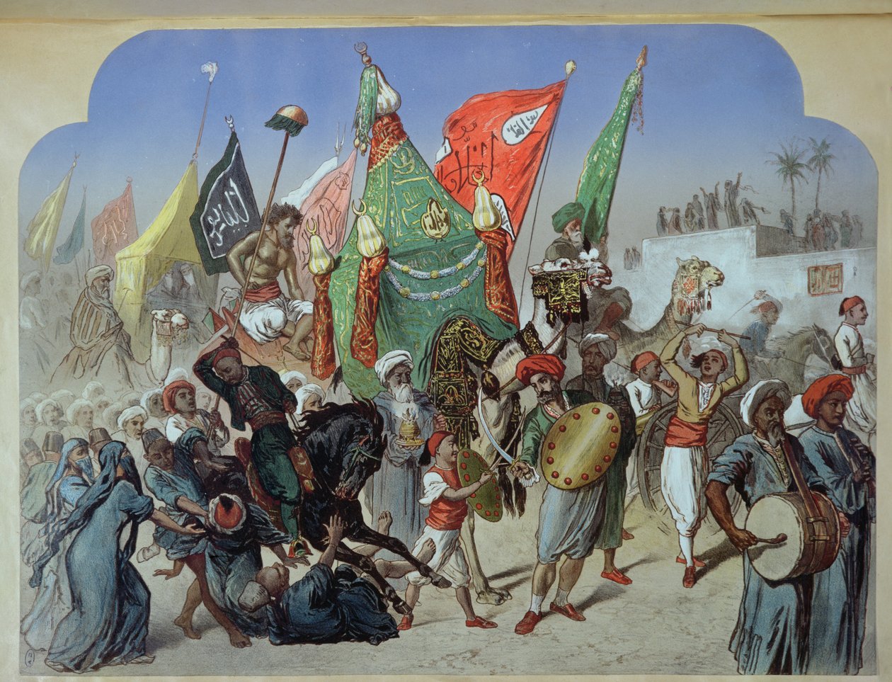 عودة المحمل إلى القاهرة ، ص 1870 بواسطة هنري دي مونتو