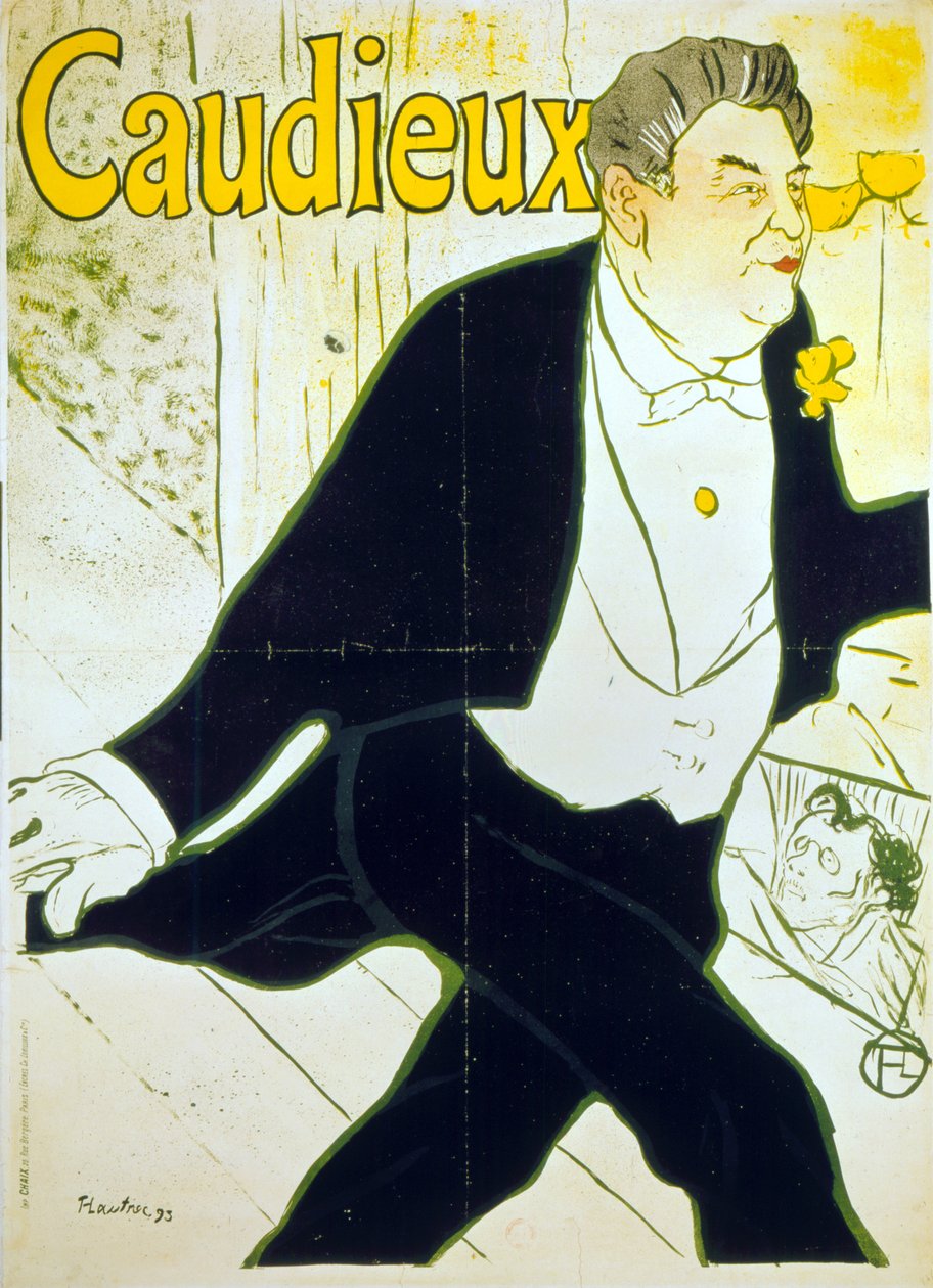 Caudieux ، 1893 بواسطة هنري دي تولوز لوتريك