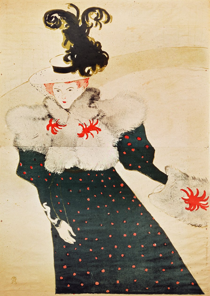 إعلان ملصق "La Revue Blanche" ، 1895 (انظر أيضًا 4636) بواسطة هنري دي تولوز لوتريك
