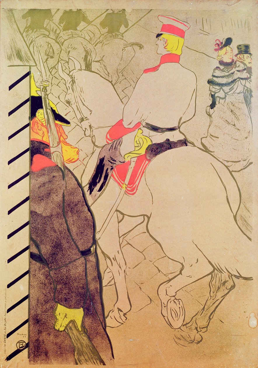 بابل الألمانية ، 1894 (lcolour litho) بواسطة هنري دي تولوز لوتريك