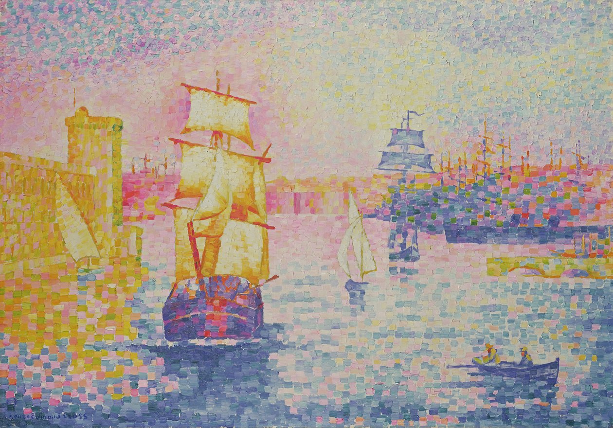 ميناء مرسيليا ، حوالي 1909 بواسطة هنري إدمون كروس