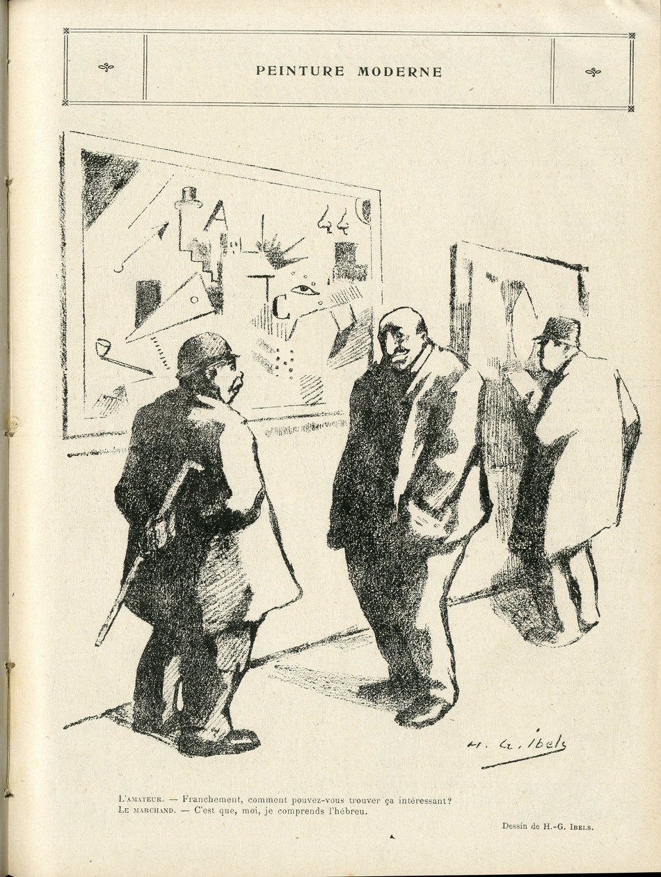 رسم إيضاحي لـ H.G. Ibels (1867-1936) في Le Rire ، 22/04 / - الرسم الحديث - الفن ، معاداة السامية ، الطليعية - يهودي بواسطة هنري غابرييل ابلز