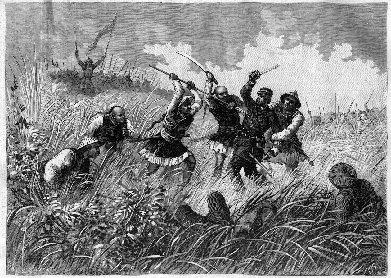 كونكويت دو تونكين (فيتنام الحالية) - وفاة القائد هنري ريفيير (1827-1883) ، 19 مايو بواسطة هنري (بعد) ماير