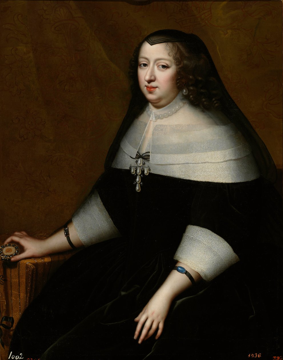 صورة آن النمسا (النمسا) (1601-1666) - بقلم هنري بوبرون (1603-1677) ، حوالي 1659 - زيت على قماش بواسطة هنري بيوبرون