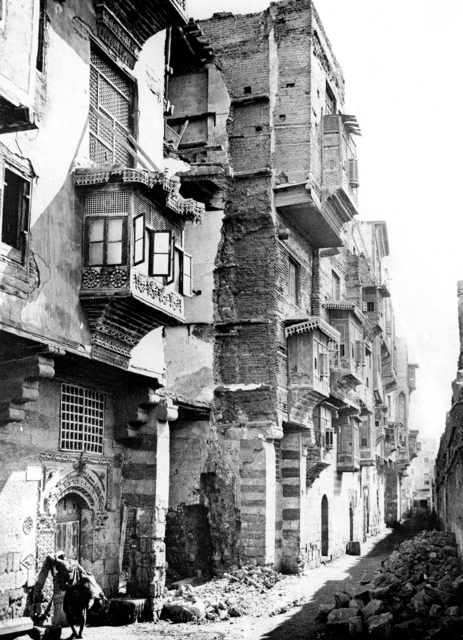 شارع النوبة ، مصر ، 1887 بواسطة جورج هنري بشارد