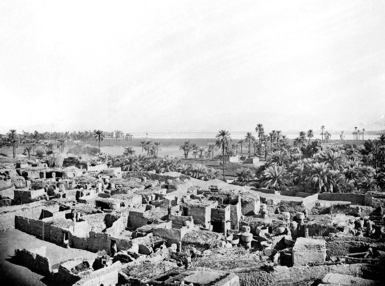 قرية الكرنك ، النوبة ، مصر ، 1887 بواسطة جورج هنري بشارد