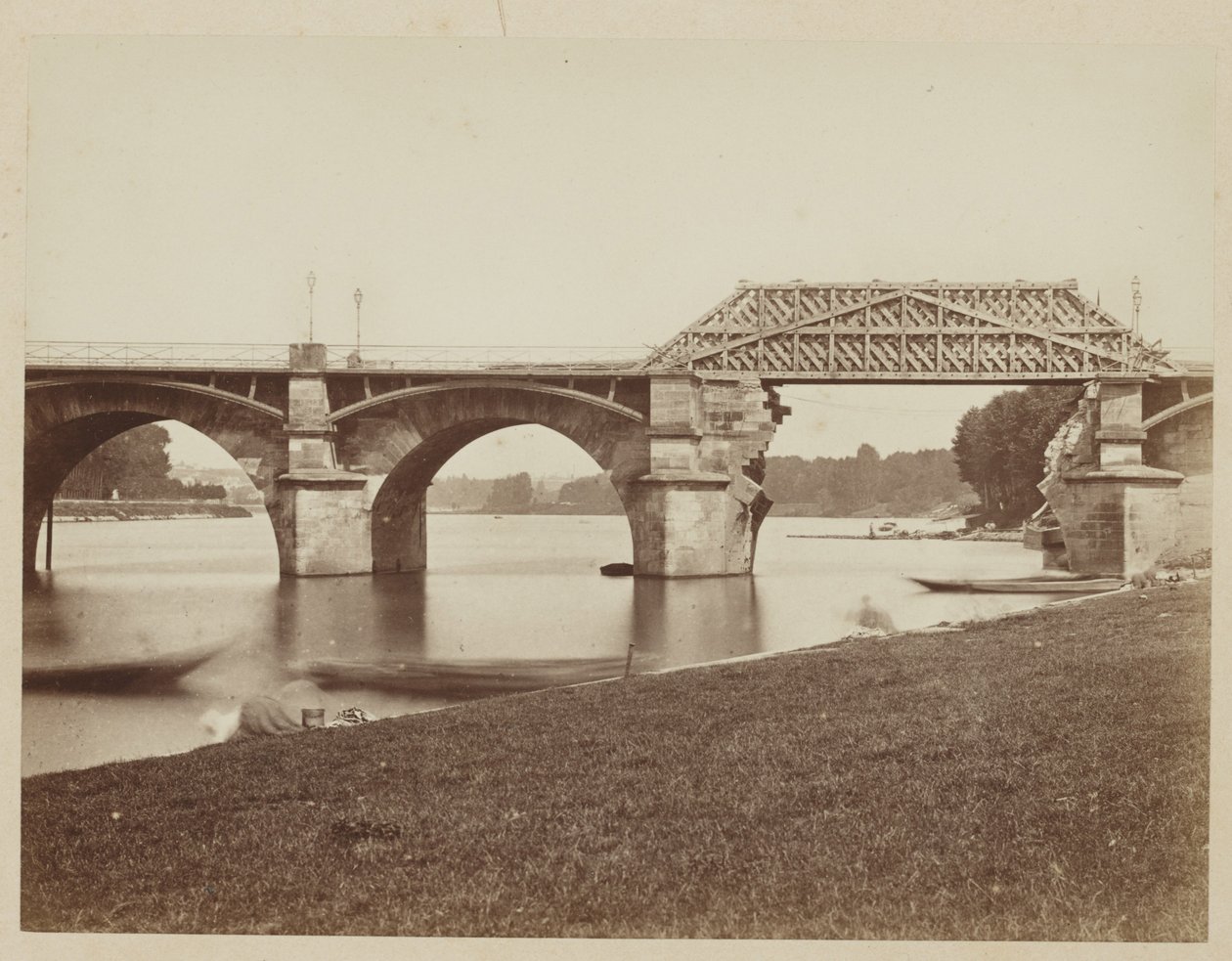 Le Pont de Saint Cloud بعد الحرب الفرنسية البروسية بواسطة هنري بيفان