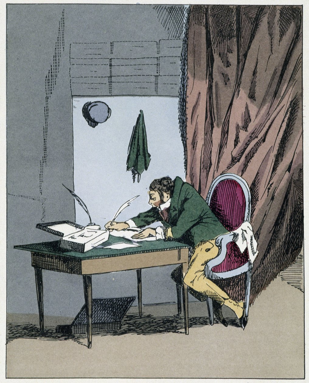 Supernumerary - in “” Administrative mores”” by Henri Monnier بواسطة هنري بونافنتشر منير