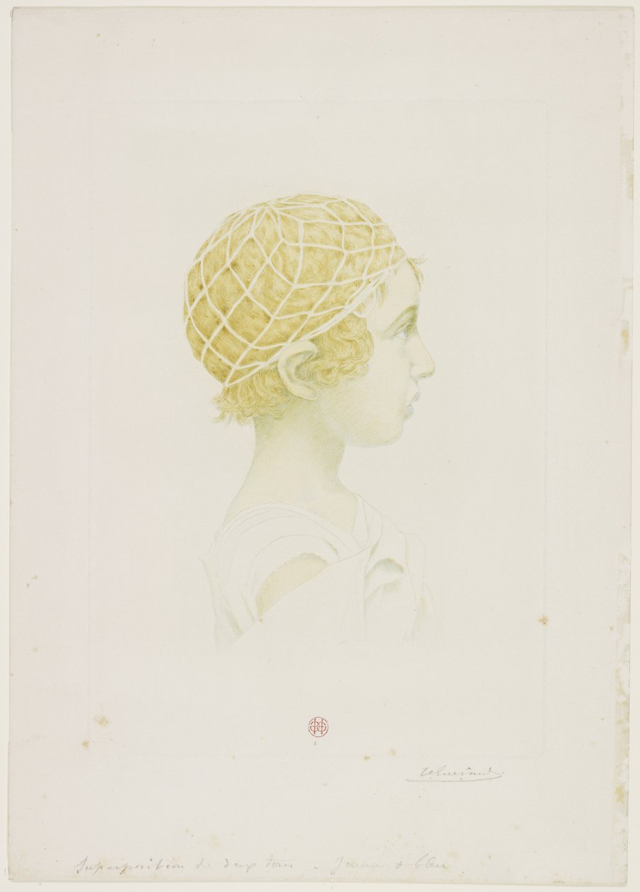 صورة جان ريمون جيرار ، حوالي عام 1890 (نقطة جفاف ملونة) بواسطة هنري تشارلز جيرار