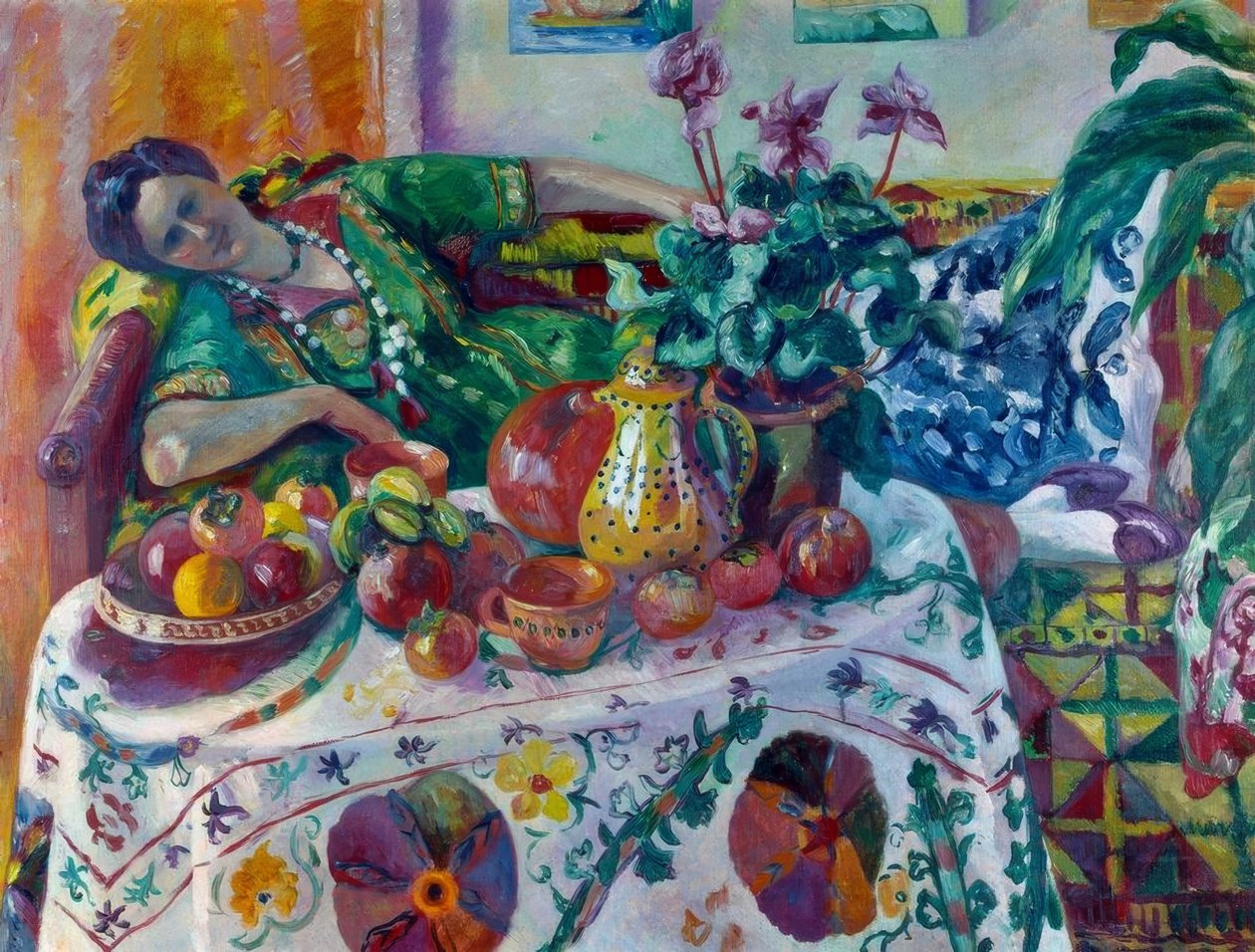 جين مستلقية على أريكة ، أو La petite odalisque بواسطة هنري تشارلز مانجوين