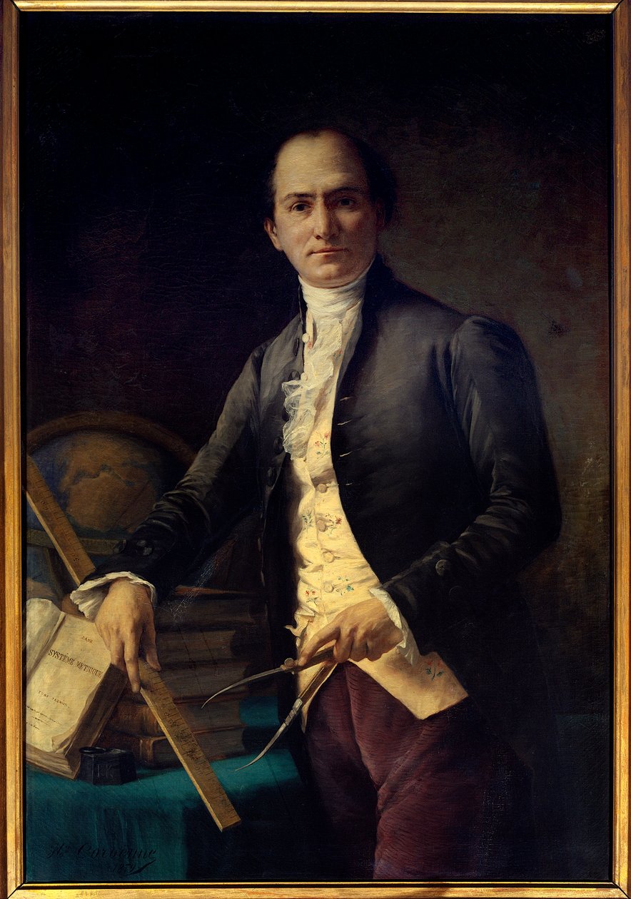 صورة لعالم الفلك جان بابتيست (جان بابتيست) جوزيف ديلامبر (1749-1822) - رسم هنري كورن (1822-1909) - باريس ، متحف دي لوبيرفاتوار - صورة شخصية لعالم الفلك جان بابتيست (جان بابتيست) جوزيف ديلامبر (1749-1822) - الرسم بواسطة هنري كورون