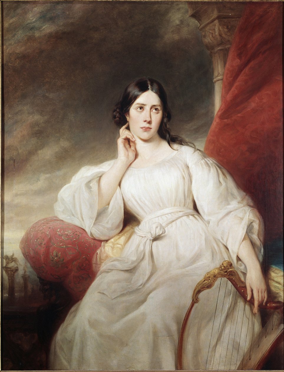 صورة لماريا جارسيا تسمى Malibran ، في دور Desdemona (زيت على قماش بواسطة هنري ديكايسن