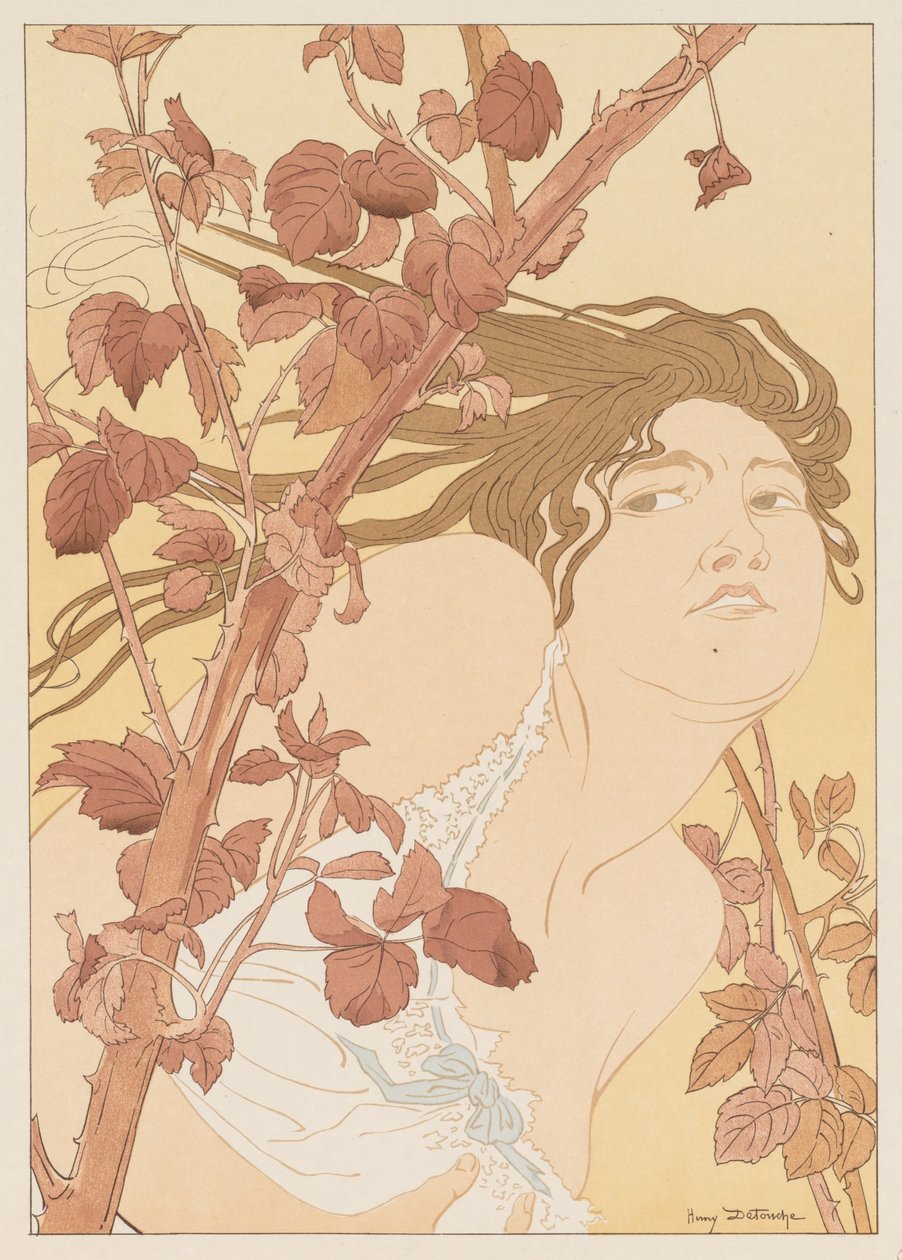 في Brambles In the Brambles ، 1898. بواسطة هنري ديتوش