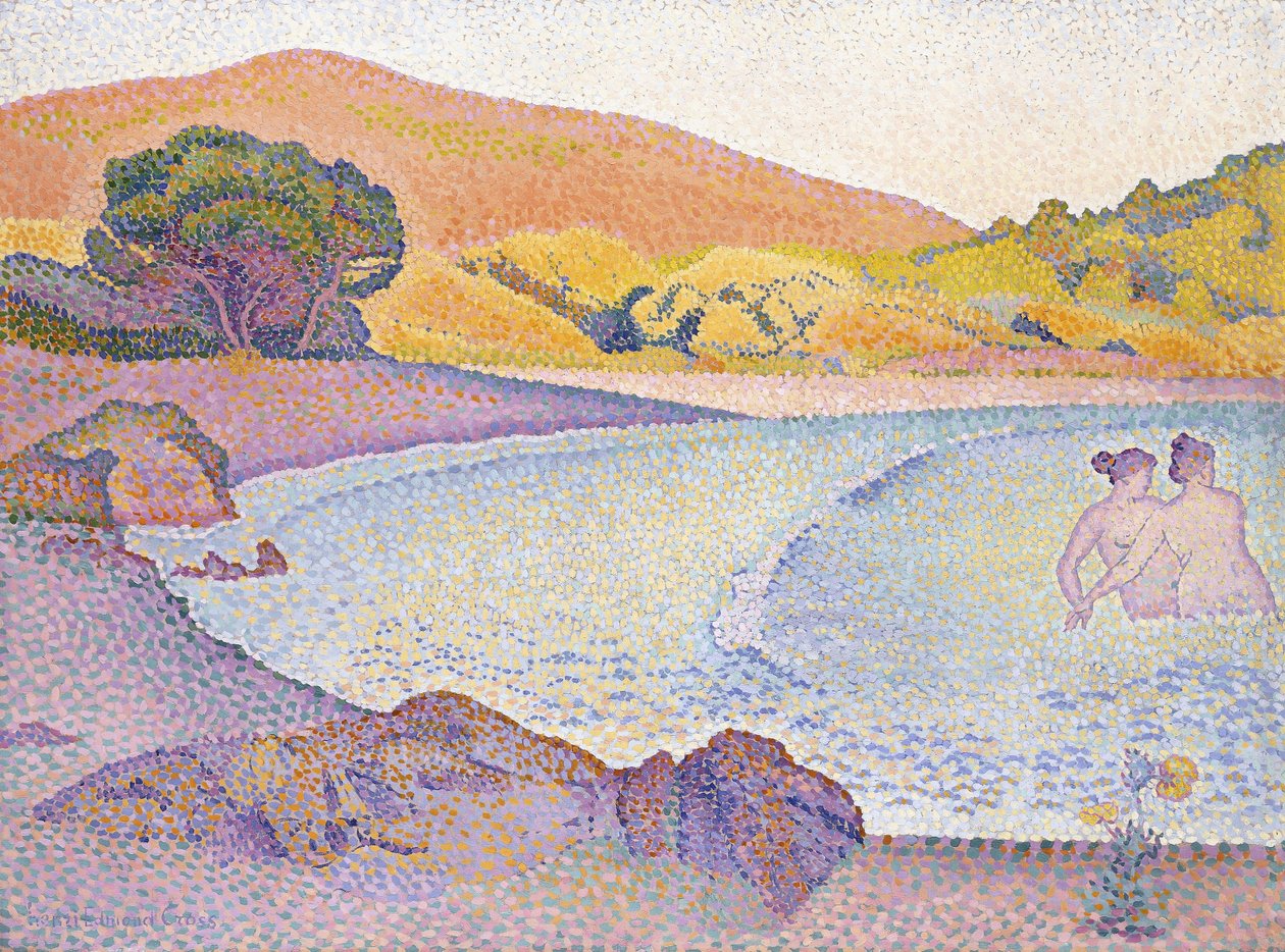 السباحون ، c.1892-95 بواسطة هنري إدمون كروس