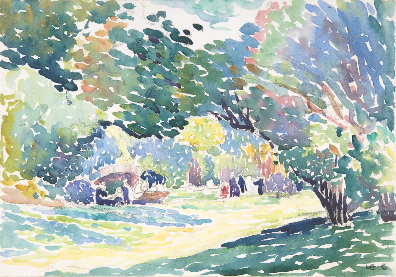 المناظر الطبيعية ، كاليفورنيا. 1904. بواسطة هنري إدمون كروس
