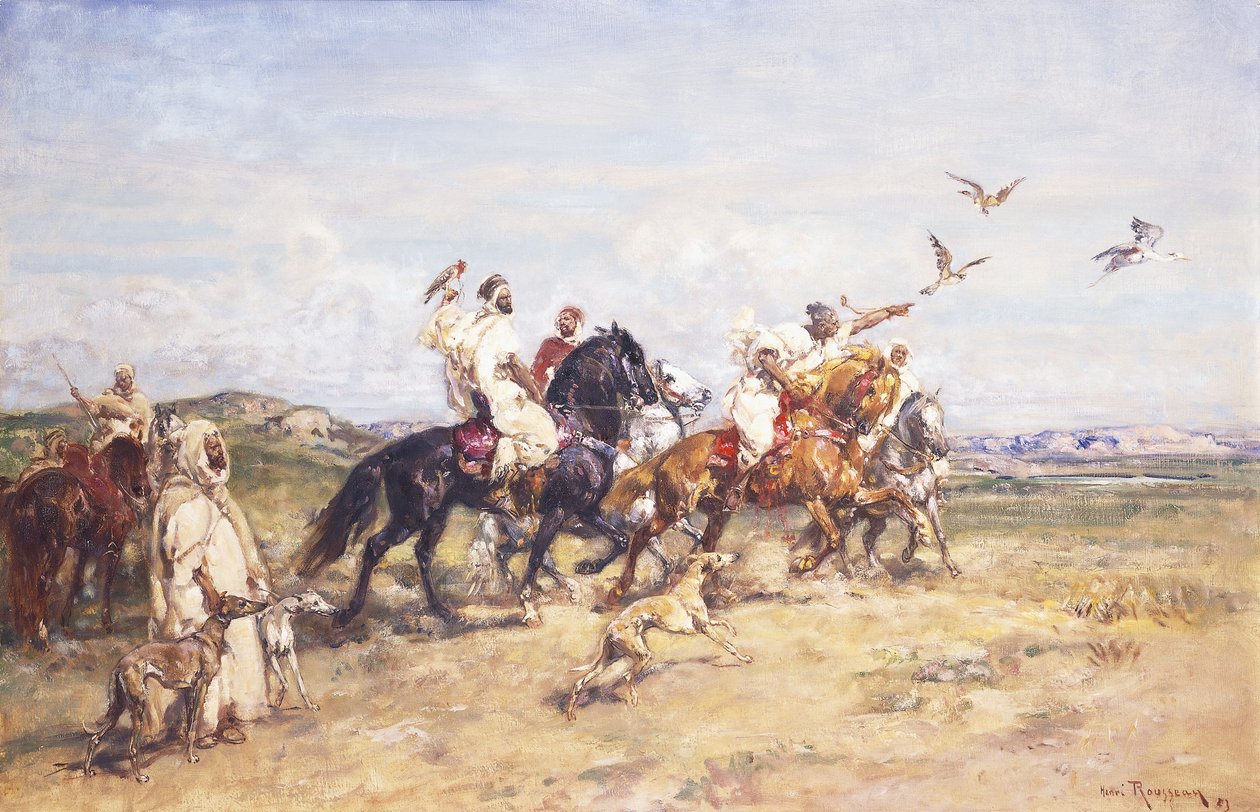 فالكون تشيس ؛ الصقر هانت ، 1923 بواسطة هنري إميلين روسو