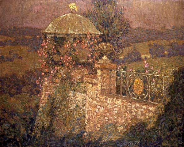 جناح الزاوية ، حوالي عام 1910 (زيت على قماش) بواسطة هنري يوجين أوغسطين لو سيدانر