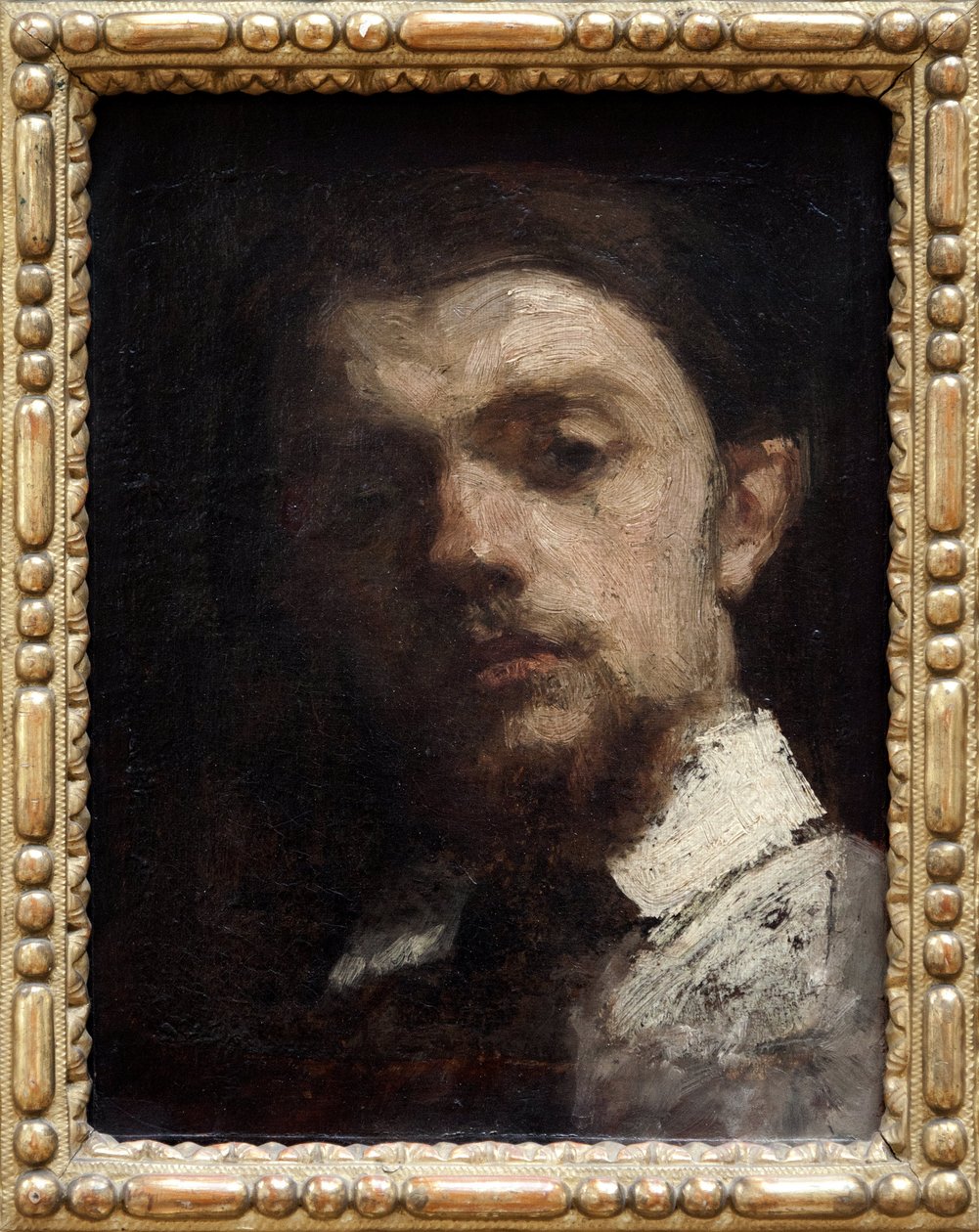 صورة هنري فانتين لاتور (1836-1904) ، رسام فرنسي ، لوحة ، صورة ذاتية. تصوير ، كيم يونغتاى ، ليون ، متحف الفنون الجميلة في ليون. بواسطة Ignace Henri Jean Fantin Latour