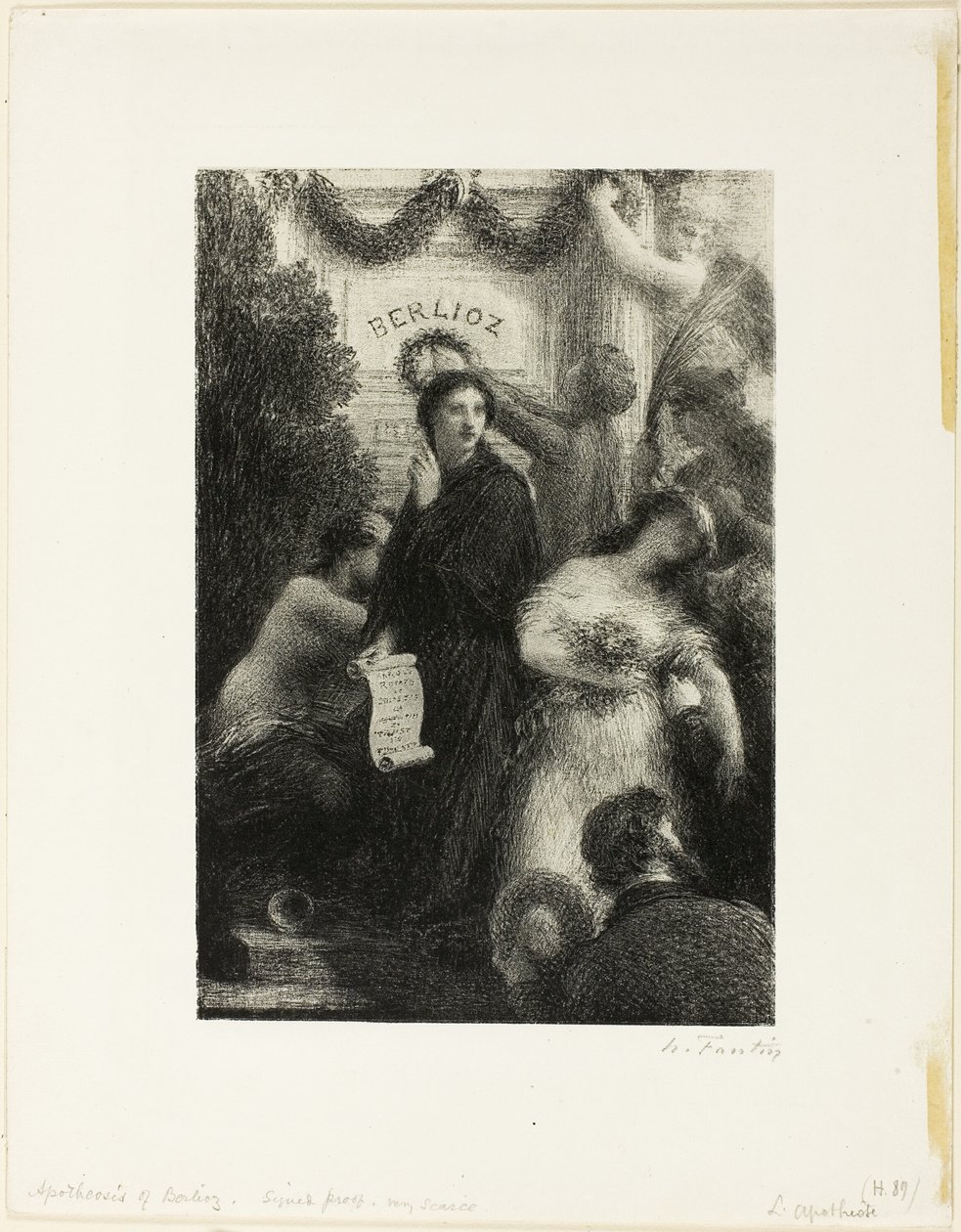 تأليه بواسطة Ignace Henri Jean Fantin Latour