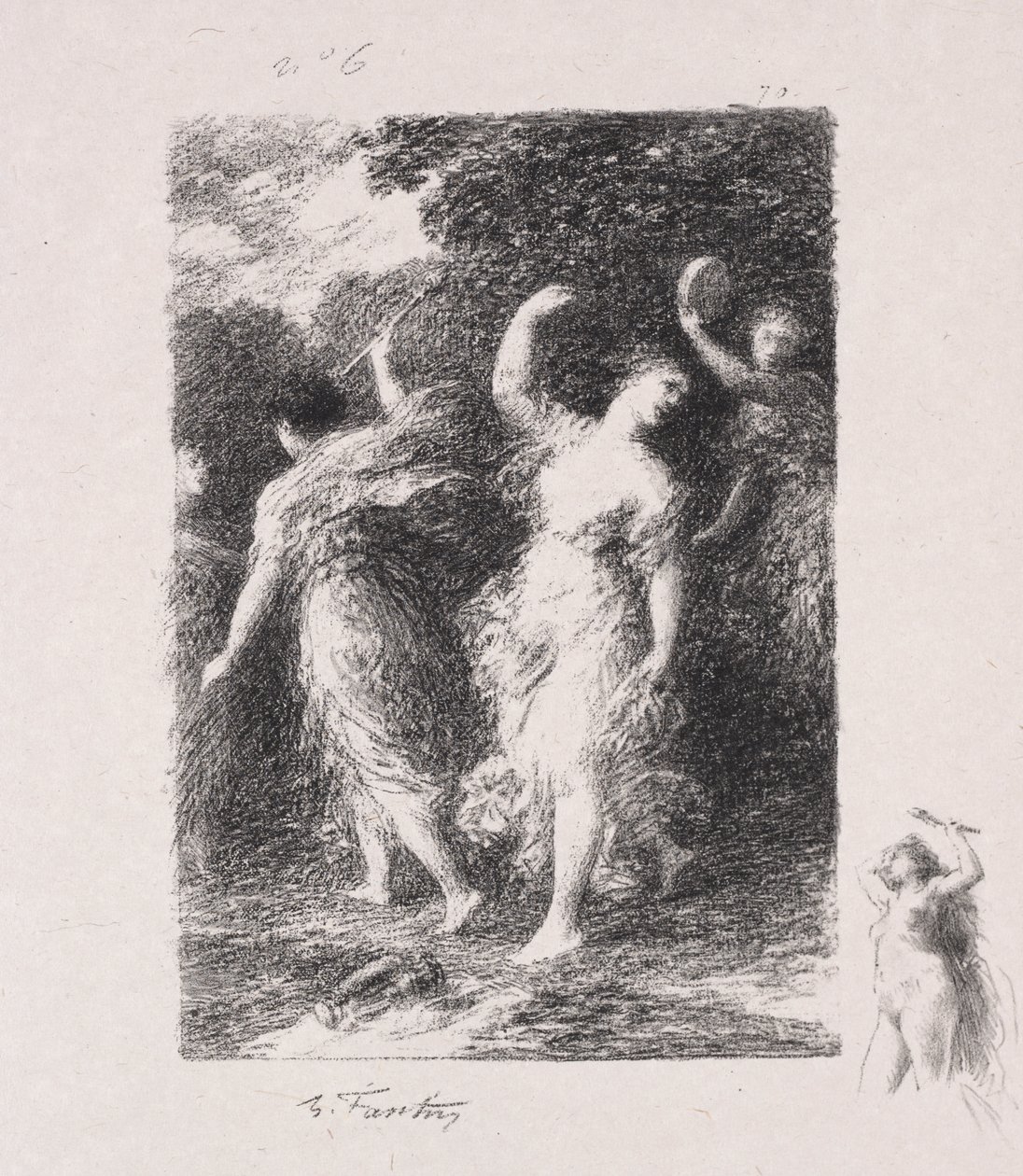 باخوس بواسطة Ignace Henri Jean Fantin Latour